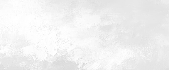 Vector white grunge painted plaster walls is white texture and background