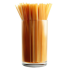 spaghetti in glass jar