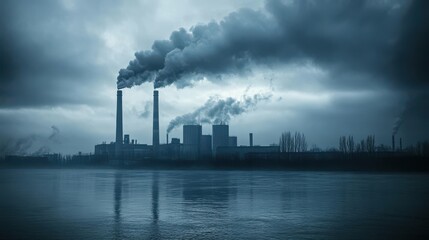 Pollution Impact on River with Industrial Background