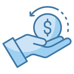 Cashback Icon Element For Design