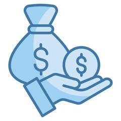 Finance Icon Element For Design