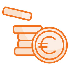 Euro Icon Element For Design