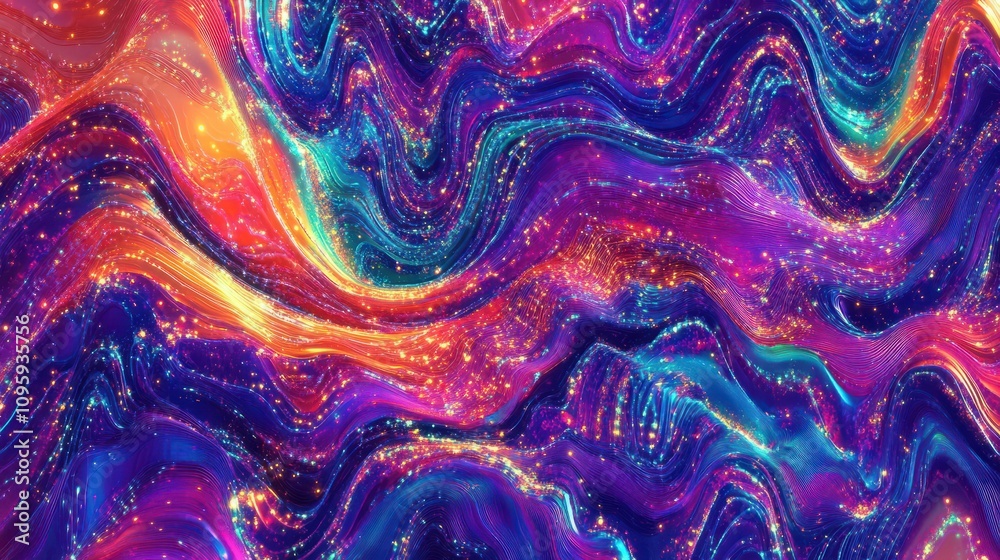 Poster abstract digital background can be used for technological processes. neural networks and ai, digital