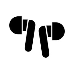 Headset, Support Headphone flat vector icon.on white background