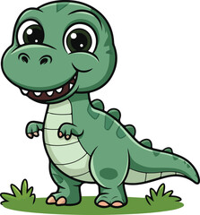 Fototapeta premium Baby Dinossauro Vector