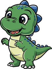 Fototapeta premium Baby Dinossauro Vector