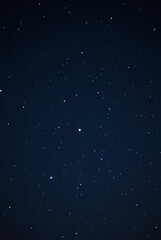 Obraz premium The night sky is strewn with stars