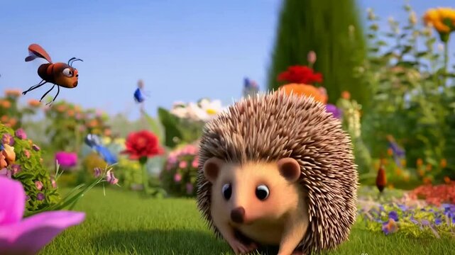 hedgehog in the grass