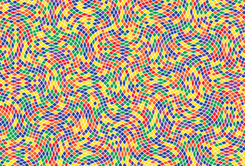 Mosaic geometric shapes seamless pattern. For backgrounds, texture, textile and home decor