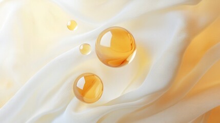 Nutrition, moisturizing, skin care, water molecules, macro water droplets, bubbles