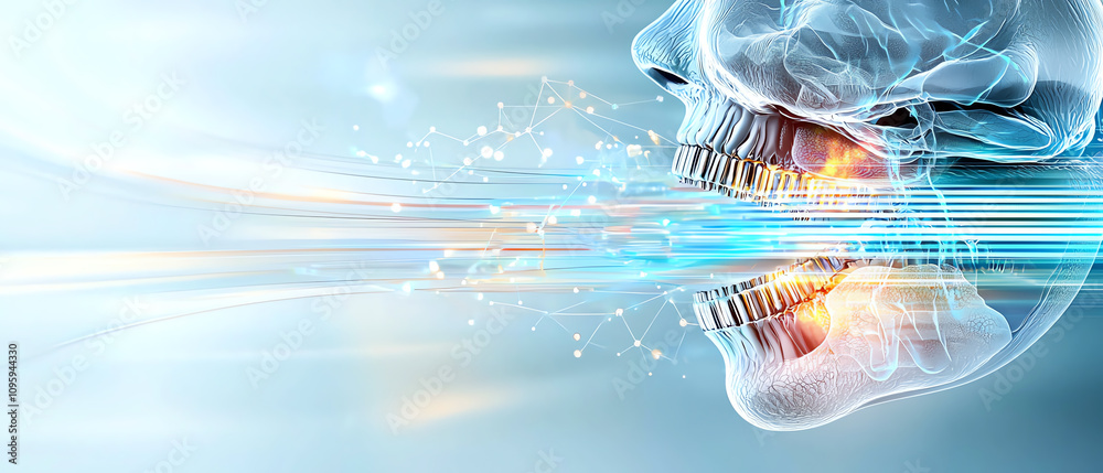 Poster exploring the voice of sound resonance a dynamic visualization in digital art abstract environment f