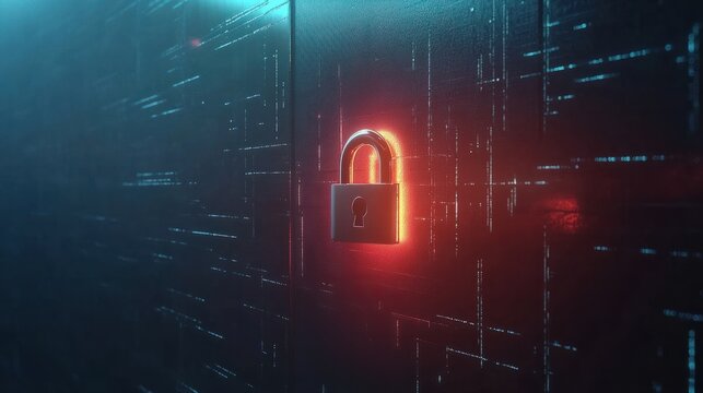 cyber security concept and internet privacy data protection Modern showing padlock protecting business and financial data to protect personal information on digital devices, data governance