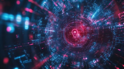 Obraz premium cybersecurity concept Global network security technology, business people protect personal information. Encryption with a padlock icon on the virtual interface.