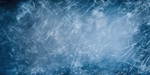 Aerial View of Textured Blue Ice Surface with Natural Patterns and Intricate Details Captured in High Definition Gigapixel Quality