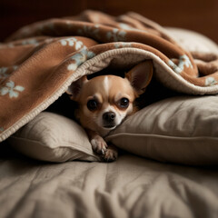 Snuggly Chihuahua: Cozy Vibes: Snuggle Time with a Chihuahua