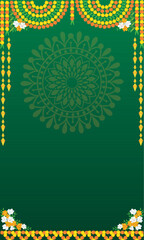 Decorative background for invitation and greetings