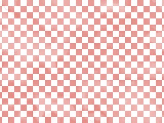 Abstract watercolor background with a soft pink and white checkered pattern.