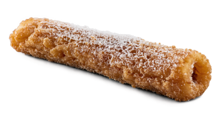 Golden Sugar-Coated Churro Isolated  
