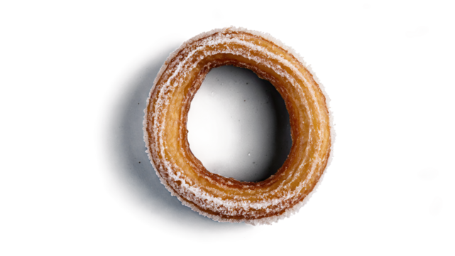 Circular Churro with Shadow
