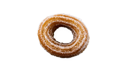 Circular Sugar-Dusted Churro
