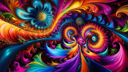 abstract fractal background