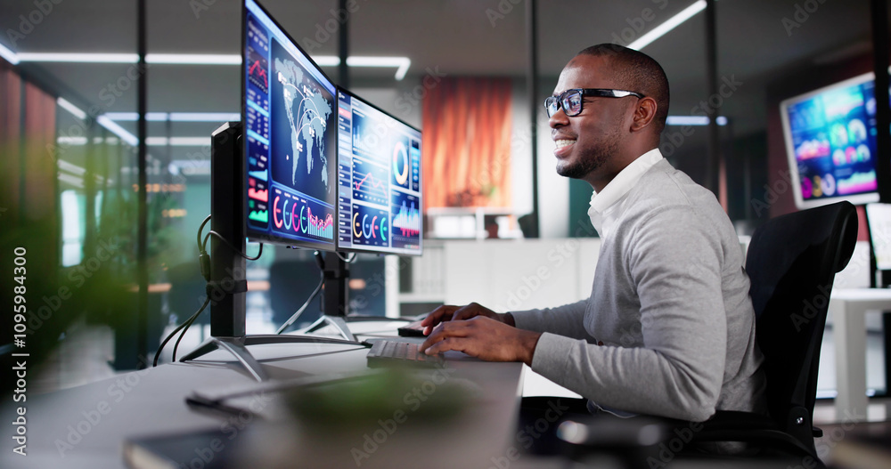 Aufkleber Data Analyst Using Data Analytics KPI