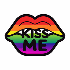 illustration of lips