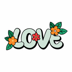 Obraz premium sticker design of love
