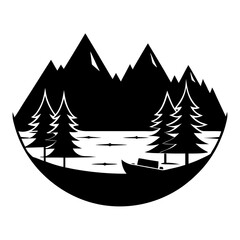 Obraz premium illustration of a landscape