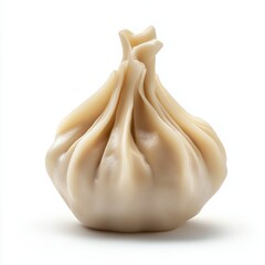Chinese Dumpling, Isolated on White Background