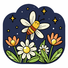 flowers and butterflies