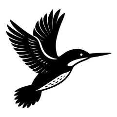 illustration of a flying bird