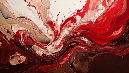 Abstract background 混ざる絵の具のイメージ　16:9