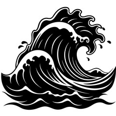 illustration of an wave