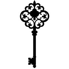 key silhouette