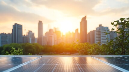 Fototapeta premium sunset in downtown city