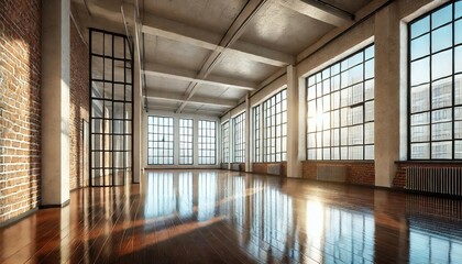Bright Loft Apartment with Exposed Brick and Wooden Floor