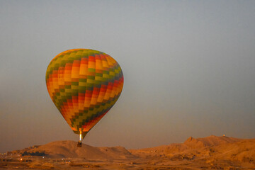hot air balloon in the sky