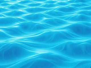 Fototapeta premium A seamless ocean wave pattern in shades of aquamarine and turquoise, decorative backdrop, light blue, marine biology, seamless waves, whimsical art