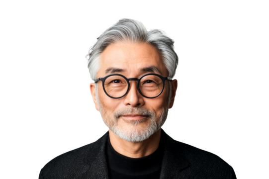 "眼鏡をかけたシニア男性"/"Senior Gentleman with Glasses"