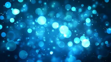 Stunning Blue Bokeh Background Design