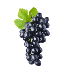 Fototapeta premium Sweet grapes with leaves