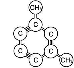 m-xylene molecular icon