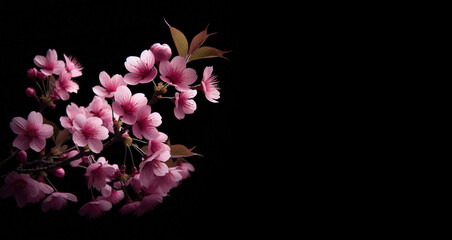 Fototapeta premium Pink and white Cherry blossom