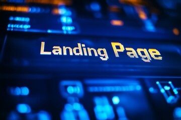 Intriguing Landing Page Display