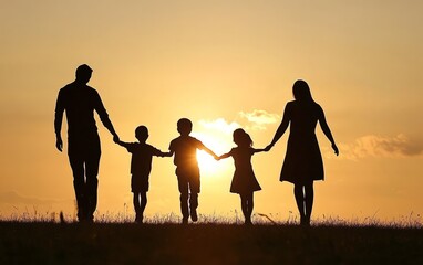 Fototapeta premium Adopted children 