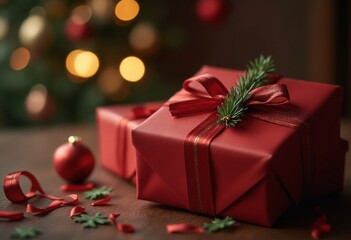 Gift, Christmas, Unwrapping, Christmas Present