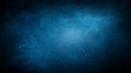 Obraz premium Dark Blue Abstract Background with Textured Surface, Gradients and Soft Lighting for Design Projects, Print Media, or Digital Applications