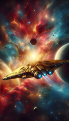 Spaceship background