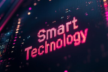 Vibrant Smart Technology Display